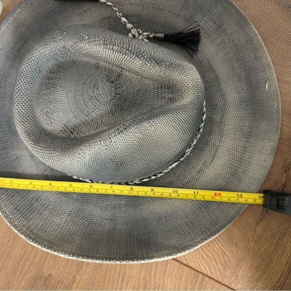 Free People x Peter Grimm Levon Distressed Straw Hat - Picture 12 of 12